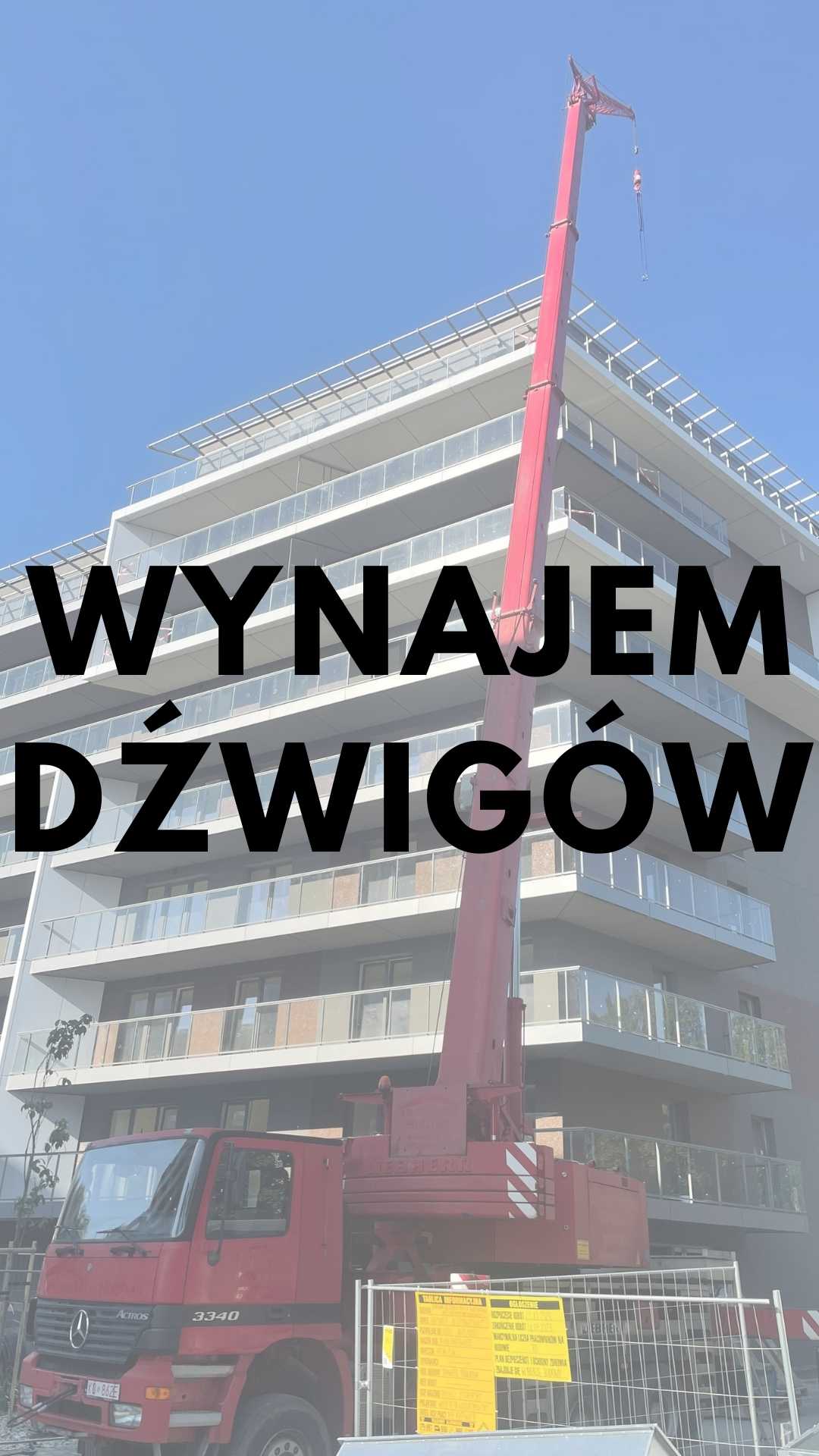 oferta wynajem dźwigów